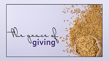 The Grace of Giving